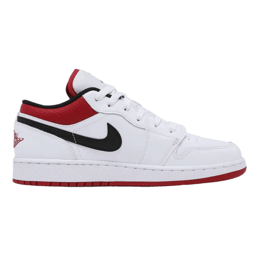 Nike Air Jordan 1 Low White Gym Red (GS)