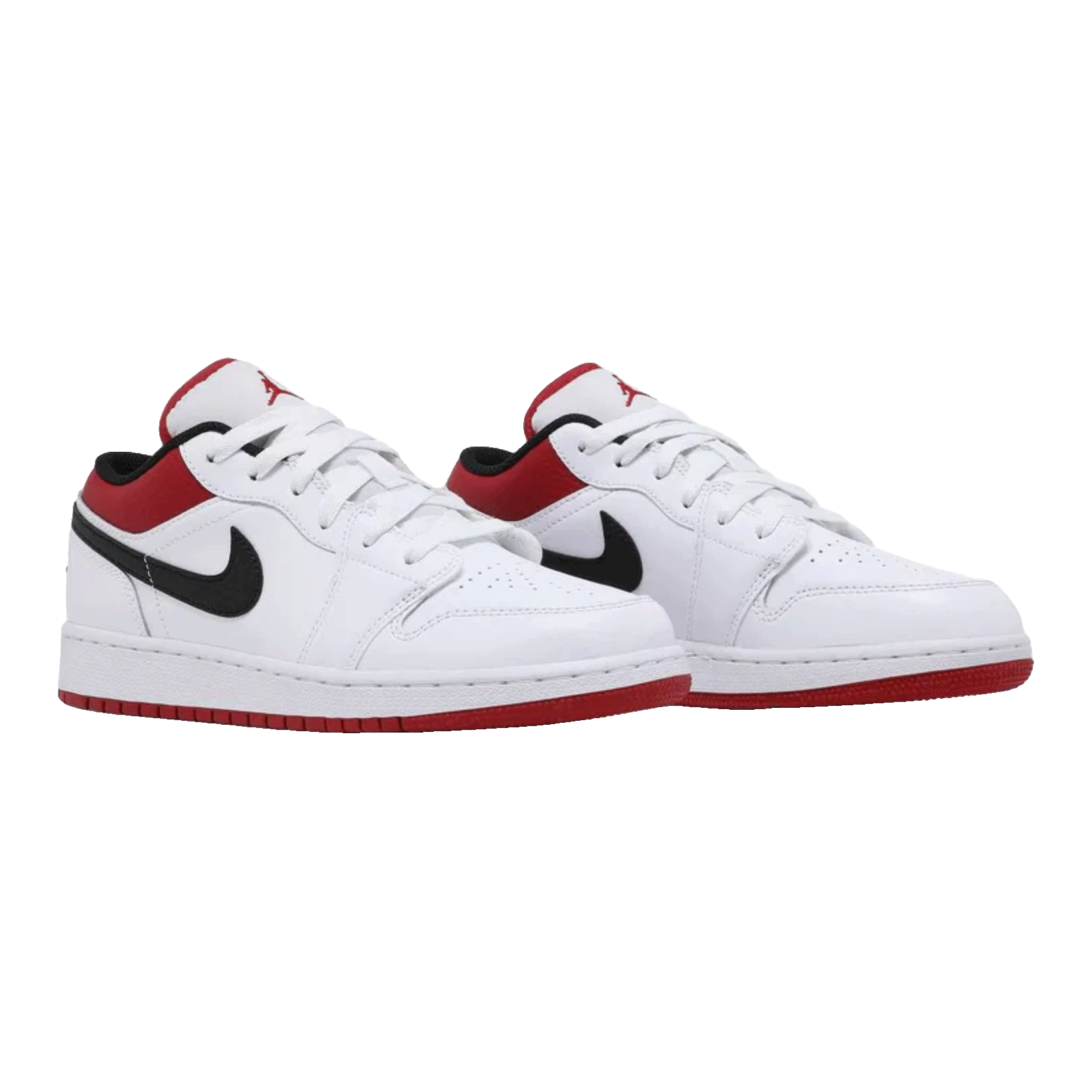 Nike Air Jordan 1 Low White Gym Red (GS) Side