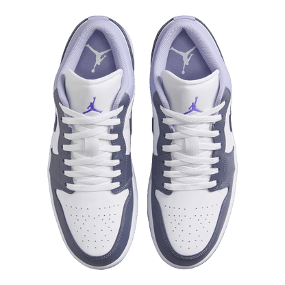 Nike Air Jordan 1 Low White Indigo Haze Oben 553558-145