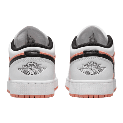 Nike Air Jordan 1 Low White Light Madder Root (GS) Back