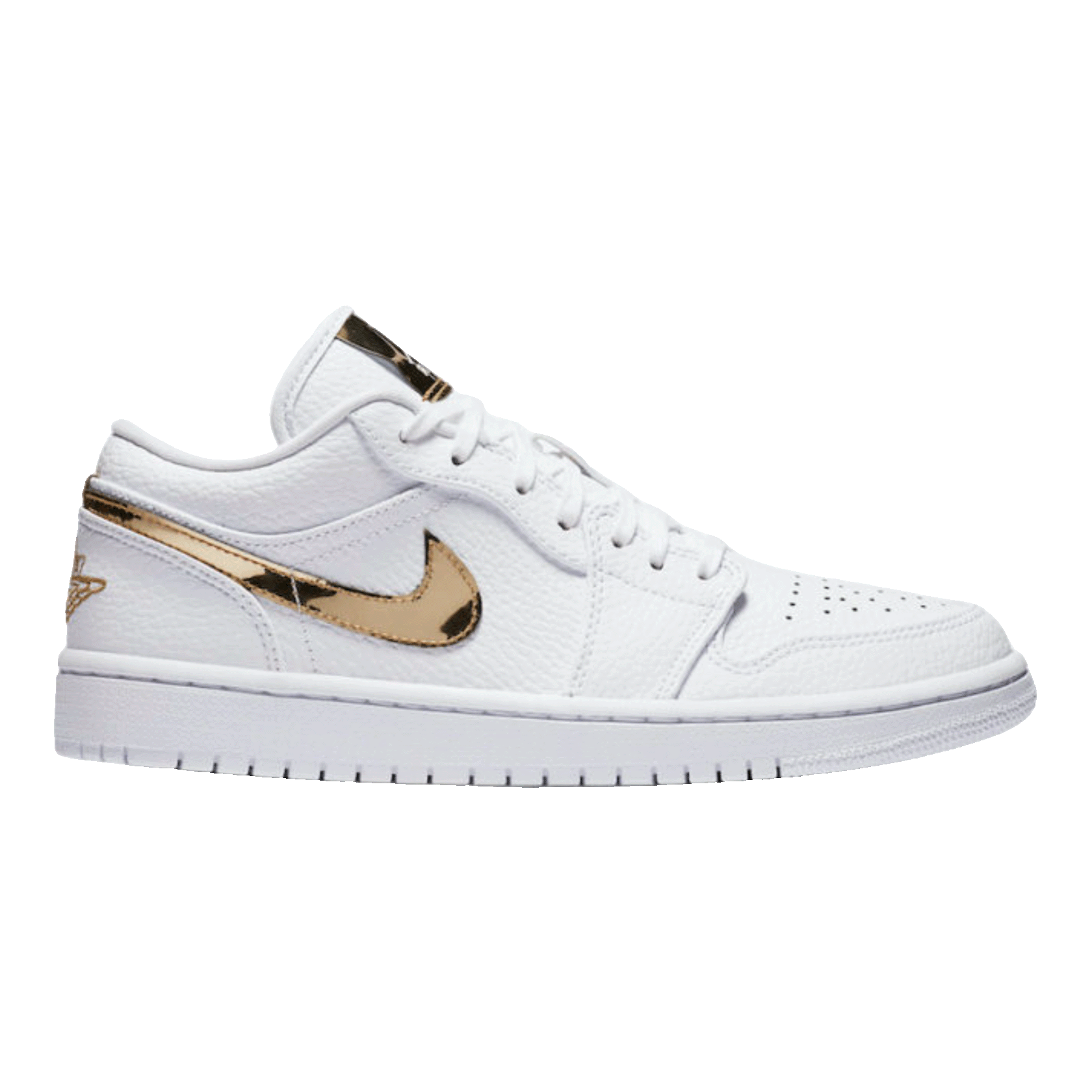 Nike Air Jordan 1 Low White Metallic Gold (W)