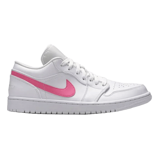Nike Air Jordan 1 Low White Multi-Color Swoosh