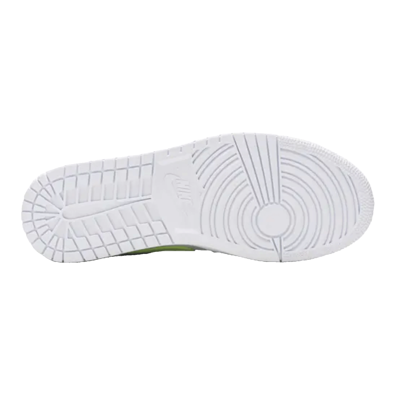 Nike Air Jordan 1 Low White Multi-Color Swoosh Sohle