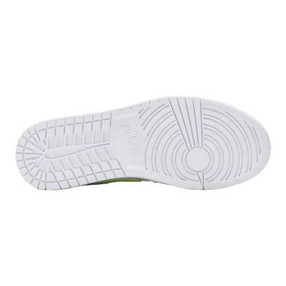 Nike Air Jordan 1 Low White Multi-Color Swoosh Sohle