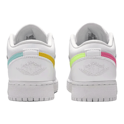 Nike Air Jordan 1 Low White Neon (GS) Back