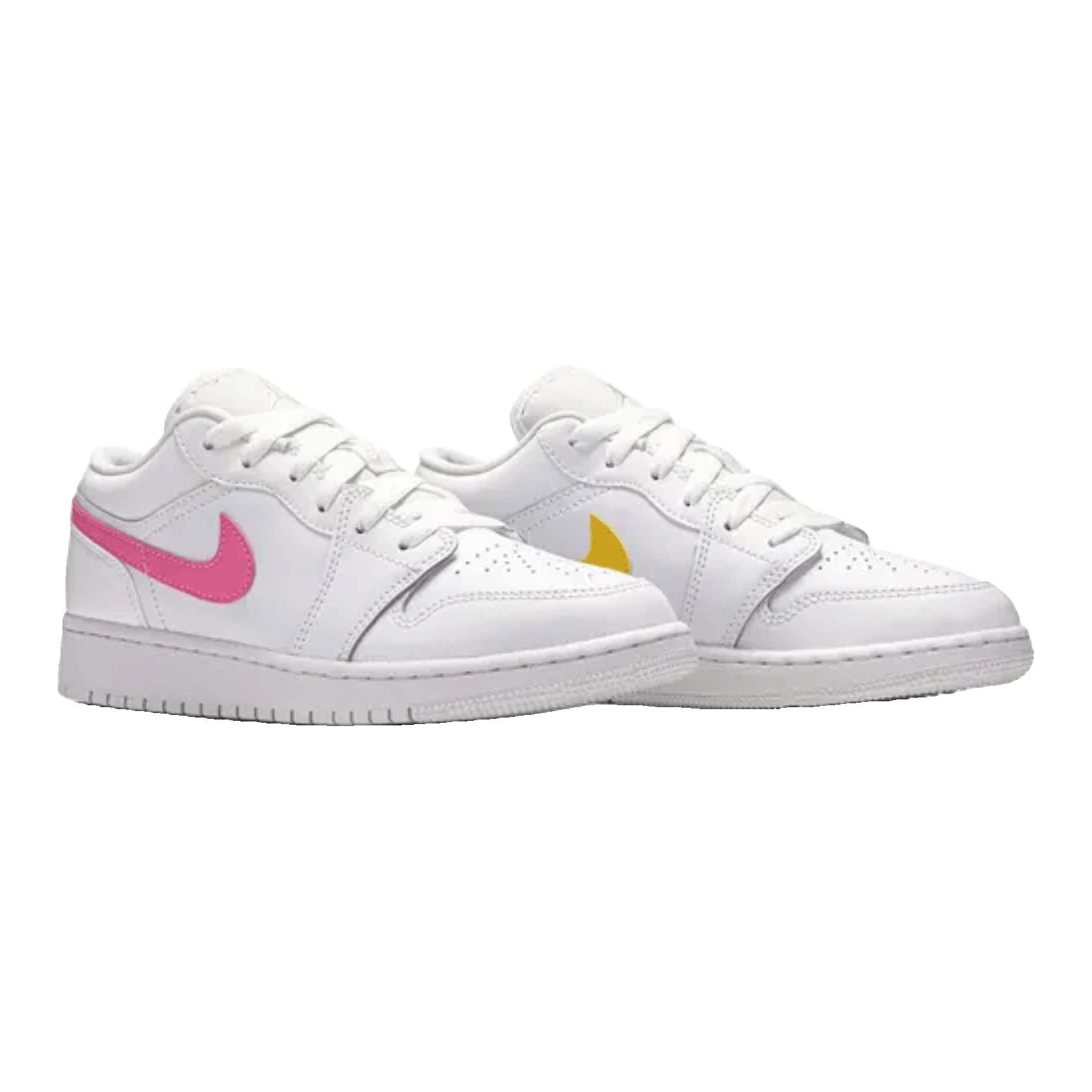 Nike Air Jordan 1 Low White Neon (GS) Side