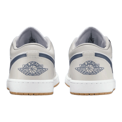 Nike Air Jordan 1 Low White Neutral Grey Gum Midnight Navy (GS) Back