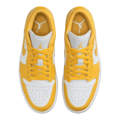 Nike Air Jordan 1 Low White Pollen (GS) Oben
