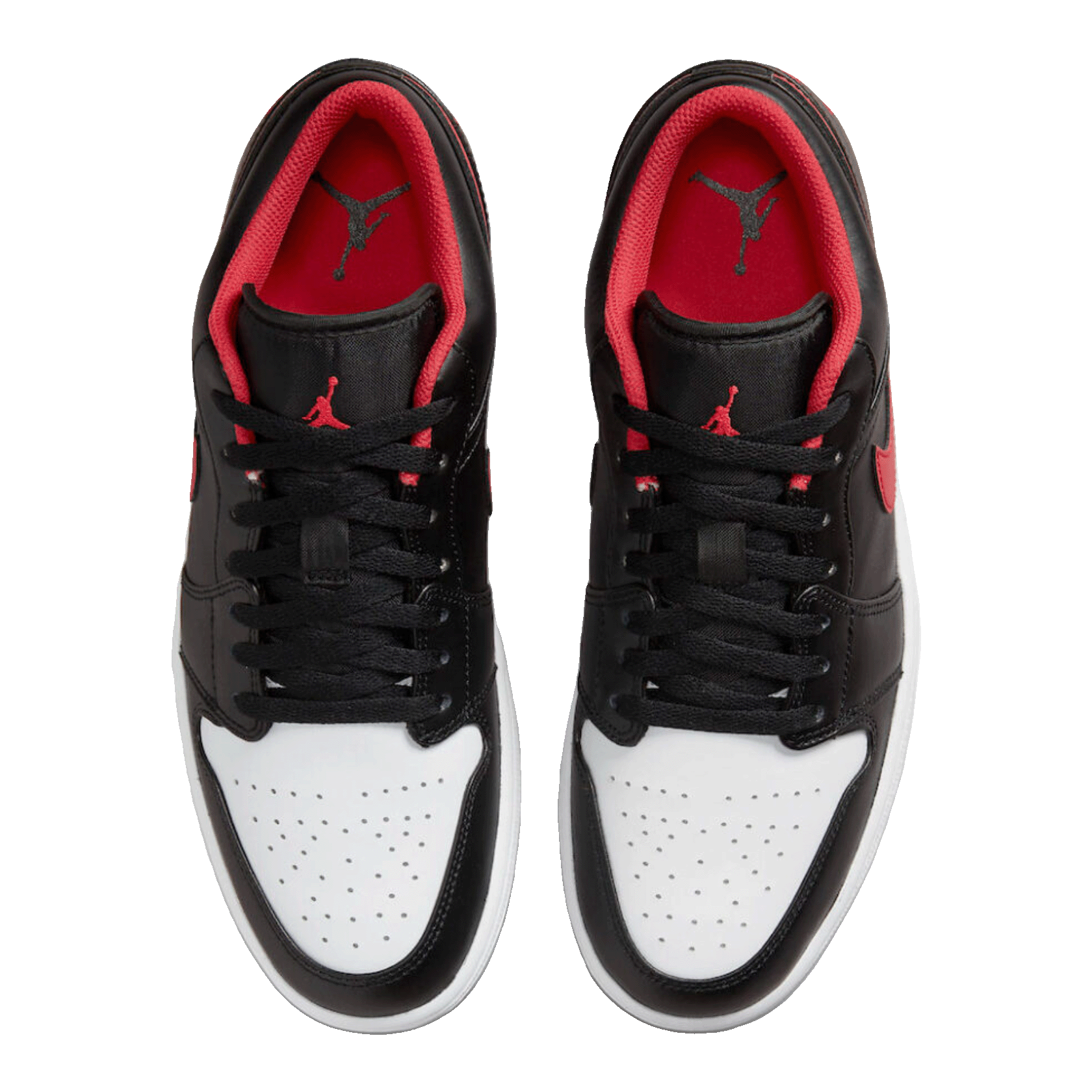 Nike Air Jordan 1 Low White Toe (GS) Oben