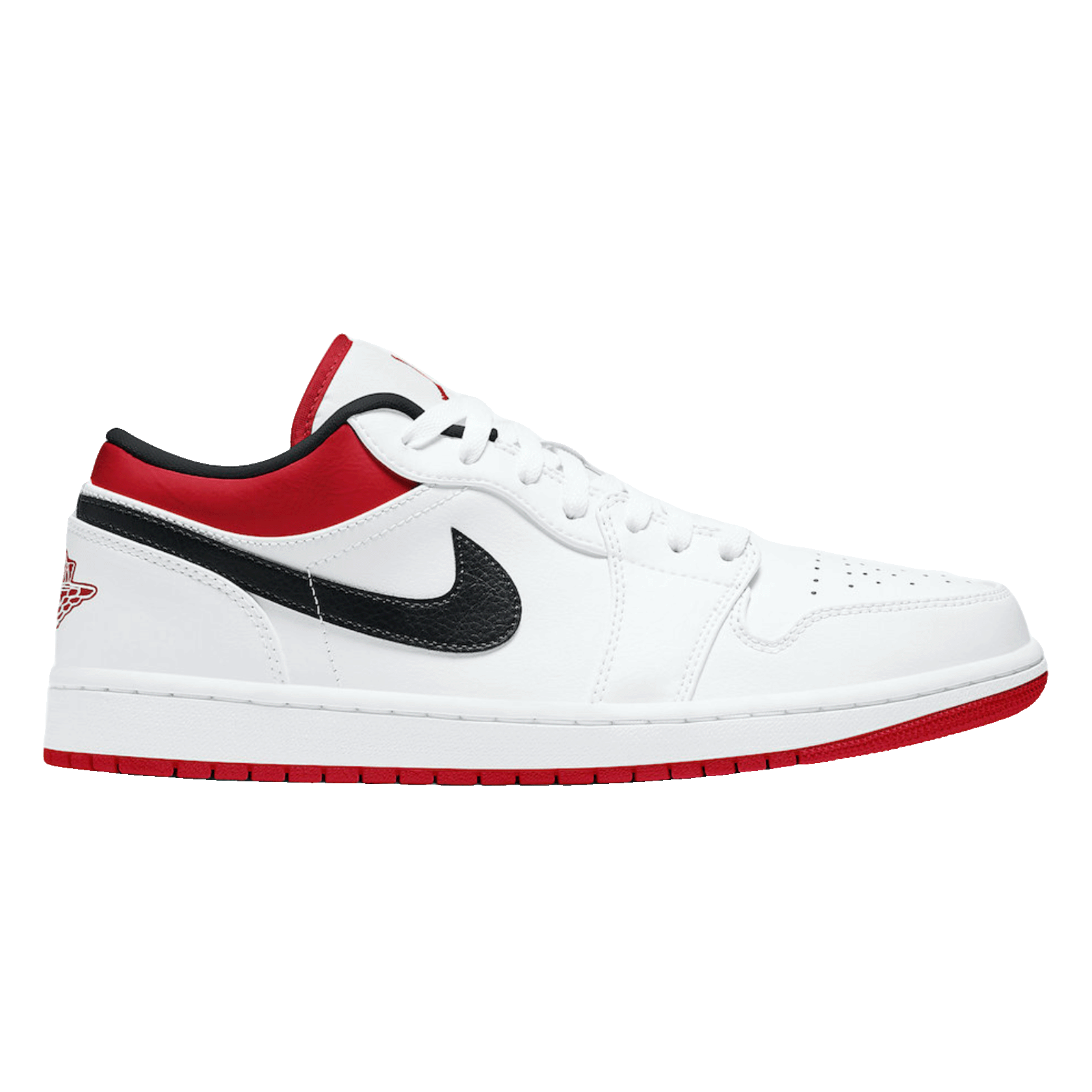 Nike Air Jordan 1 Low White University Red Black