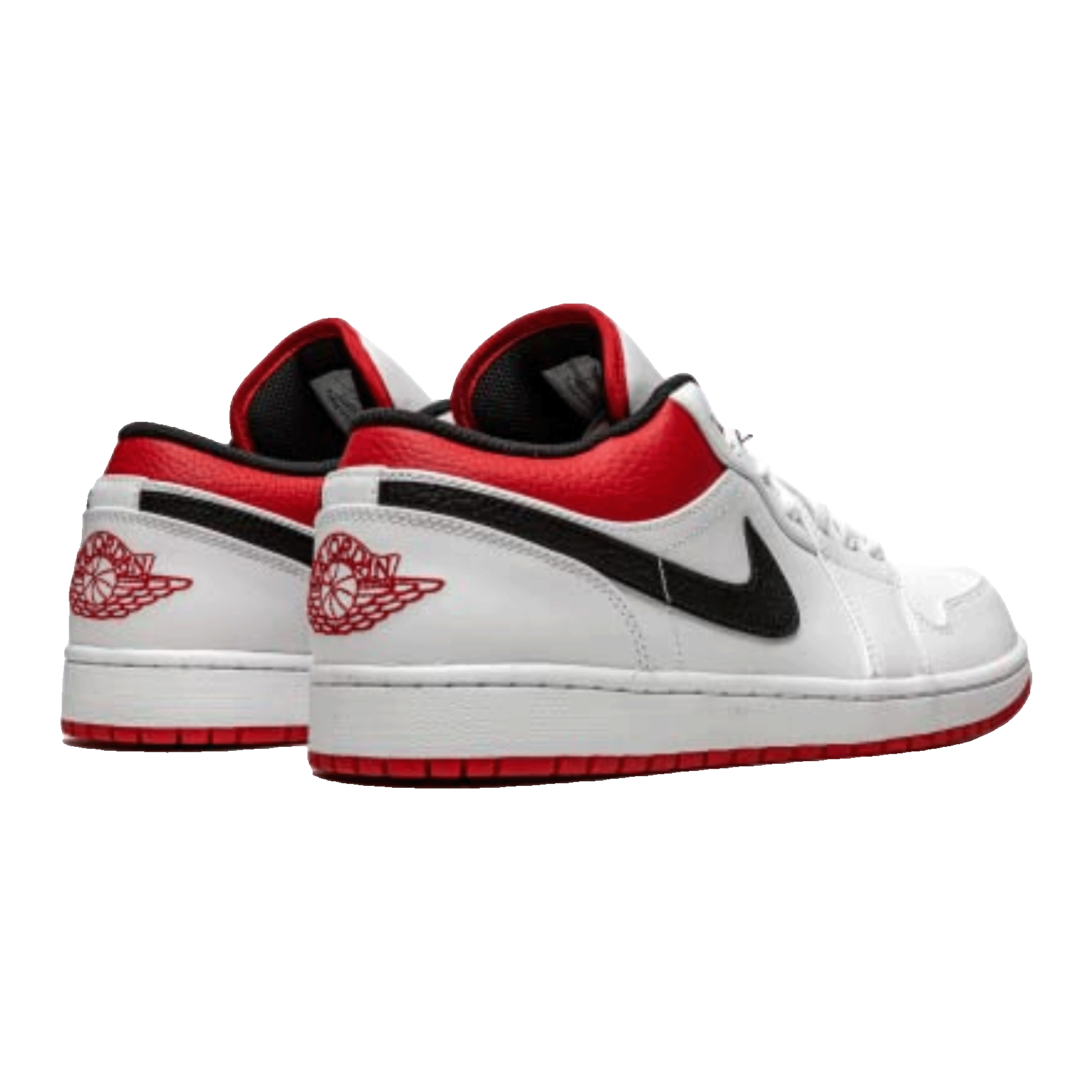 Nike Air Jordan 1 Low White University Red Black Back
