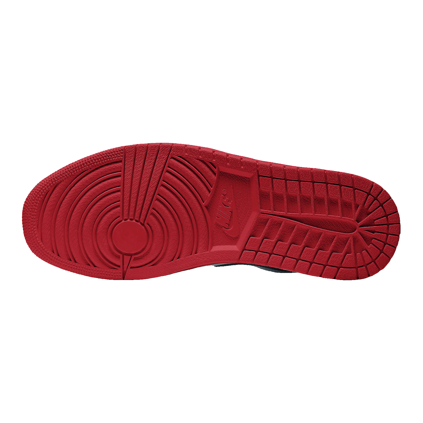 Nike Air Jordan 1 Low White University Red Black Sohle