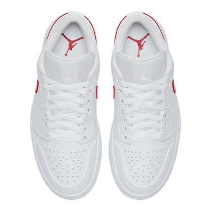 Nike Air Jordan 1 Low White University Red (W) Oben