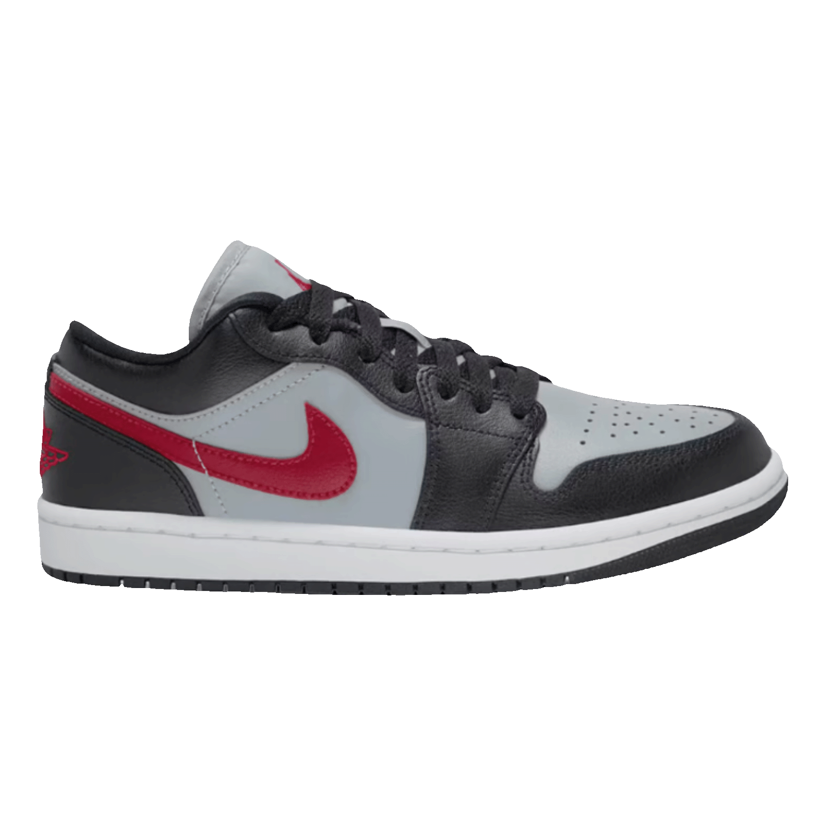 Nike Air Jordan 1 Low Wolf Grey Gym Red (W)