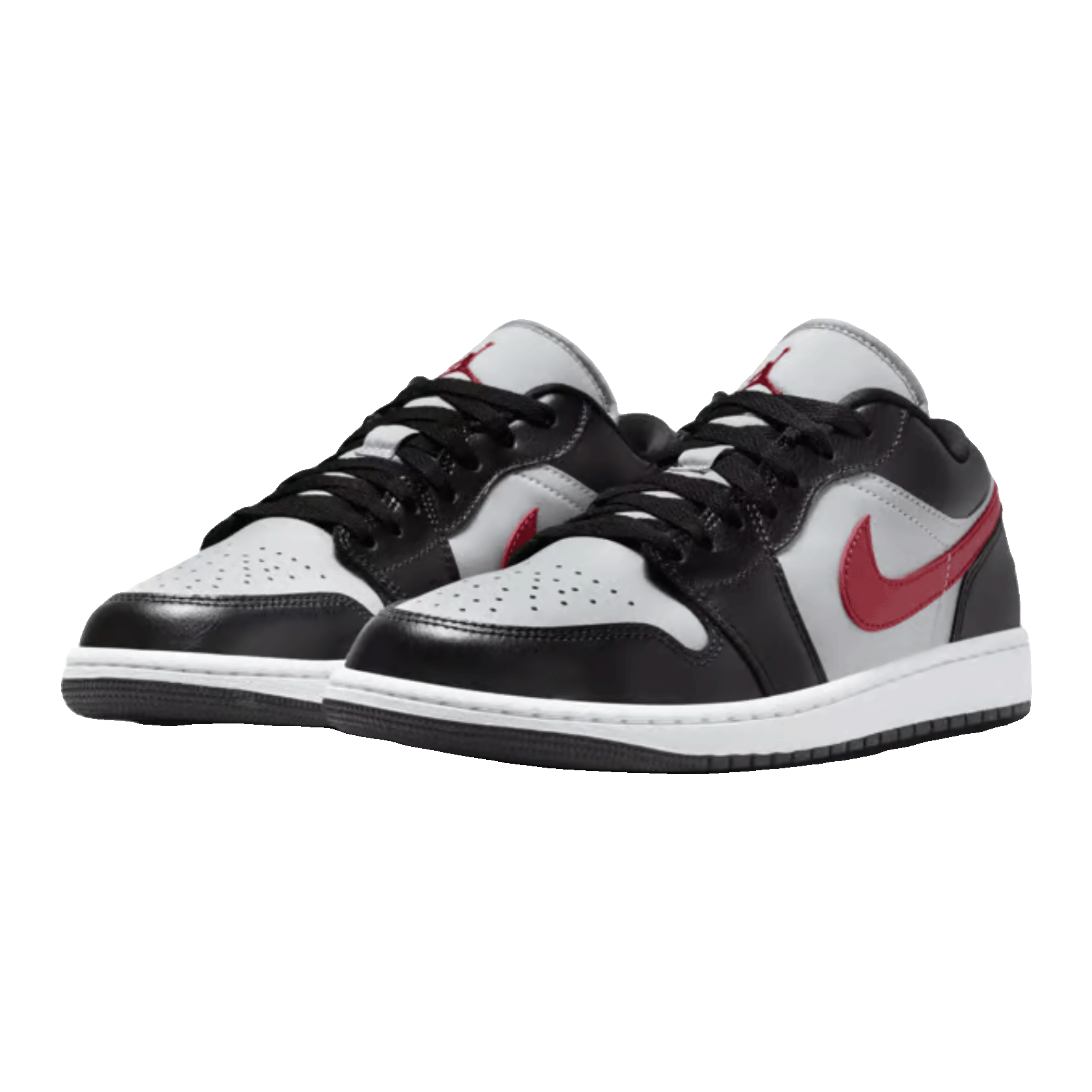 Nike Air Jordan 1 Low Wolf Grey Gym Red (W) Side