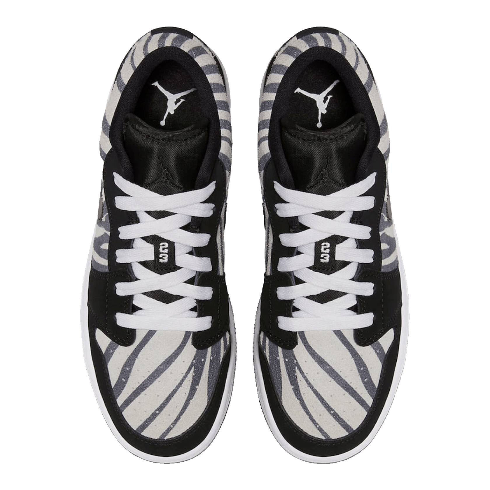 Nike Air Jordan 1 Low Zebra (GS) Oben