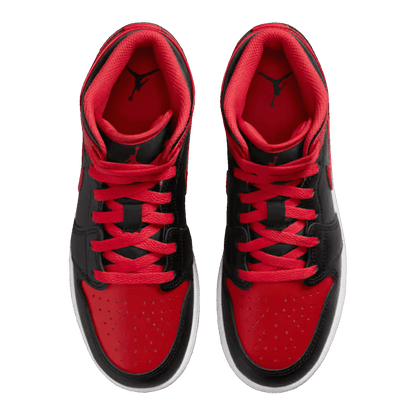 Nike Air Jordan 1 Mid Alternate Bred (2022) (GS) Oben