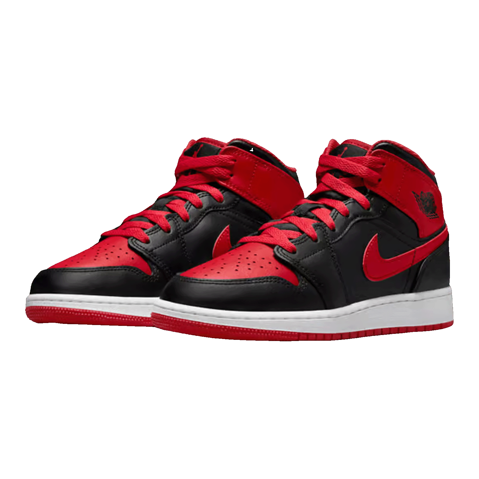 Nike Air Jordan 1 Mid Alternate Bred (2022) (GS) Side