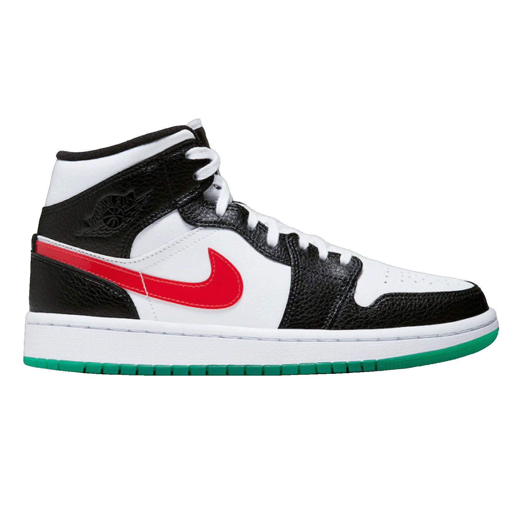 Nike Air Jordan 1 Mid Alternate Swooshes Red Yellow (W)