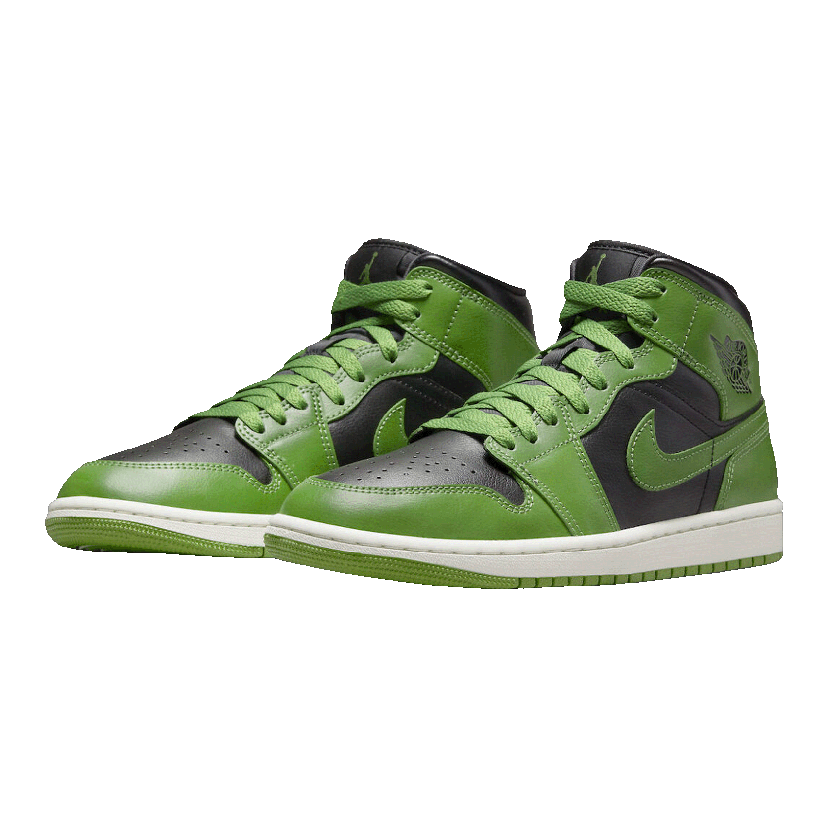 Nike Air Jordan 1 Mid Altitude Green (W) Side