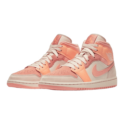 Nike Air Jordan 1 Mid Apricot Orange (W) Side