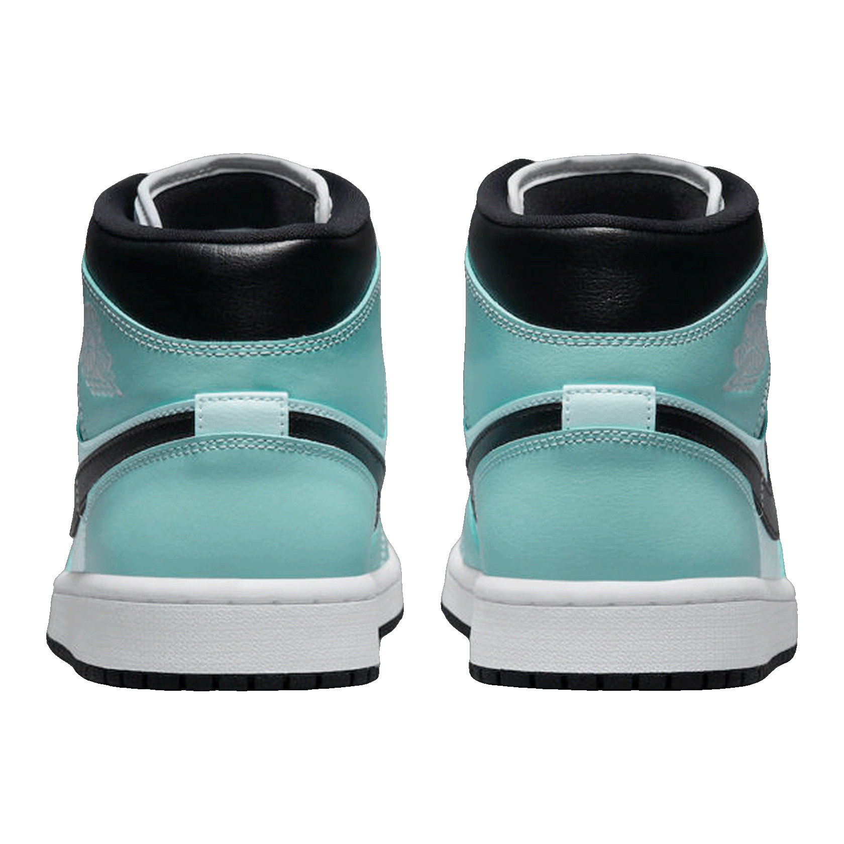 Nike Air Jordan 1 Mid Aqua Blue Tint (W) Back
