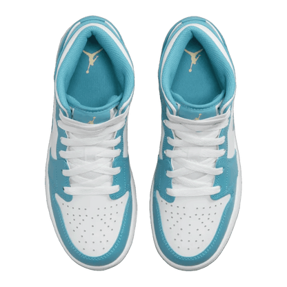 Nike Air Jordan 1 Mid Aquatone (GS) Oben