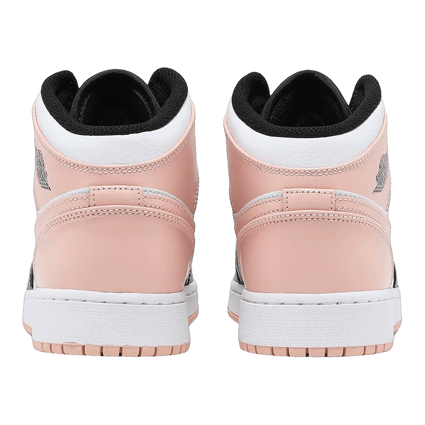 Nike Air Jordan 1 Mid Arctic Orange Black Toe (GS) Back