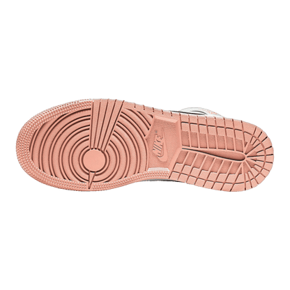 Nike Air Jordan 1 Mid Arctic Orange Black Toe (GS) Sohle