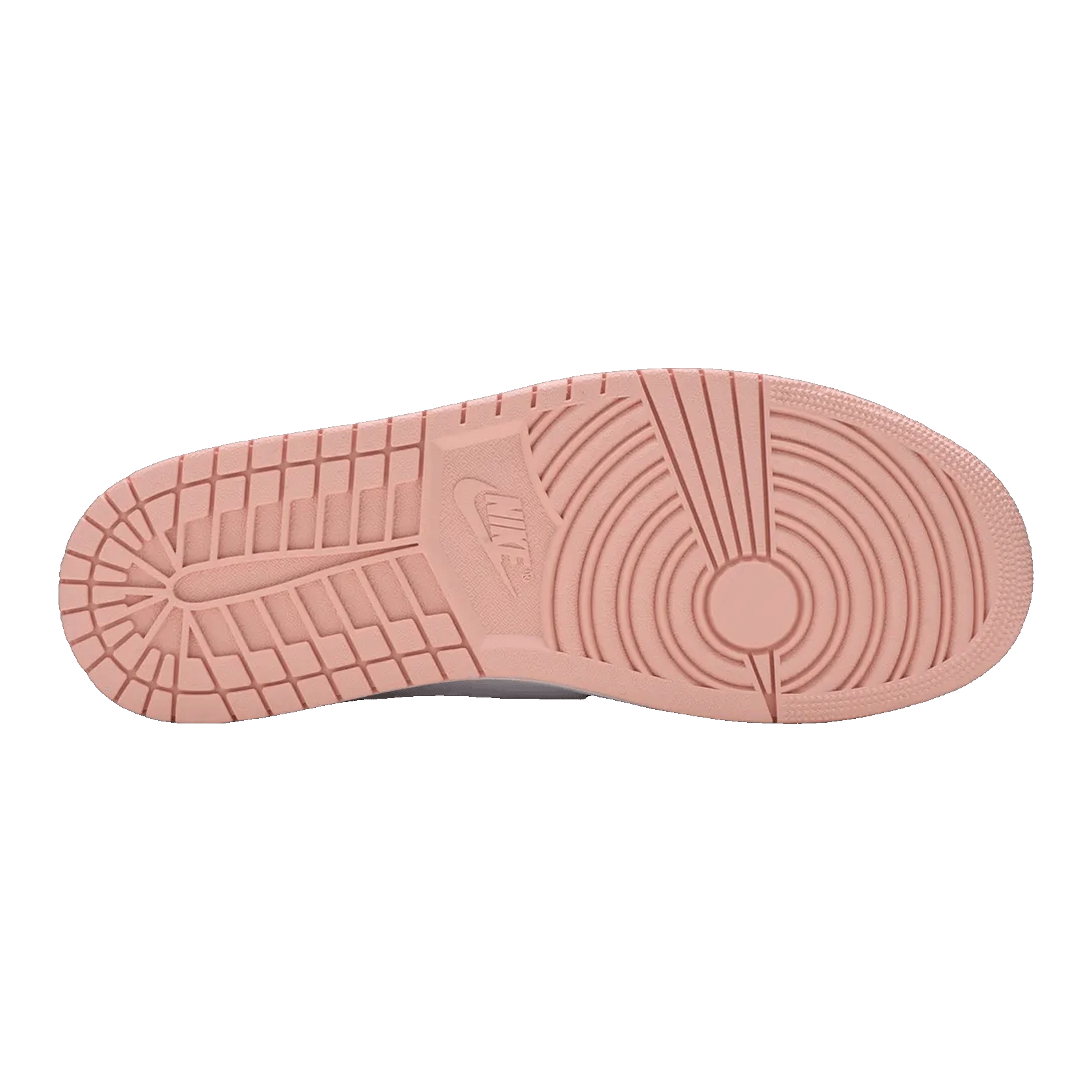 Nike Air Jordan 1 Mid Arctic Orange Black Toe Sohle