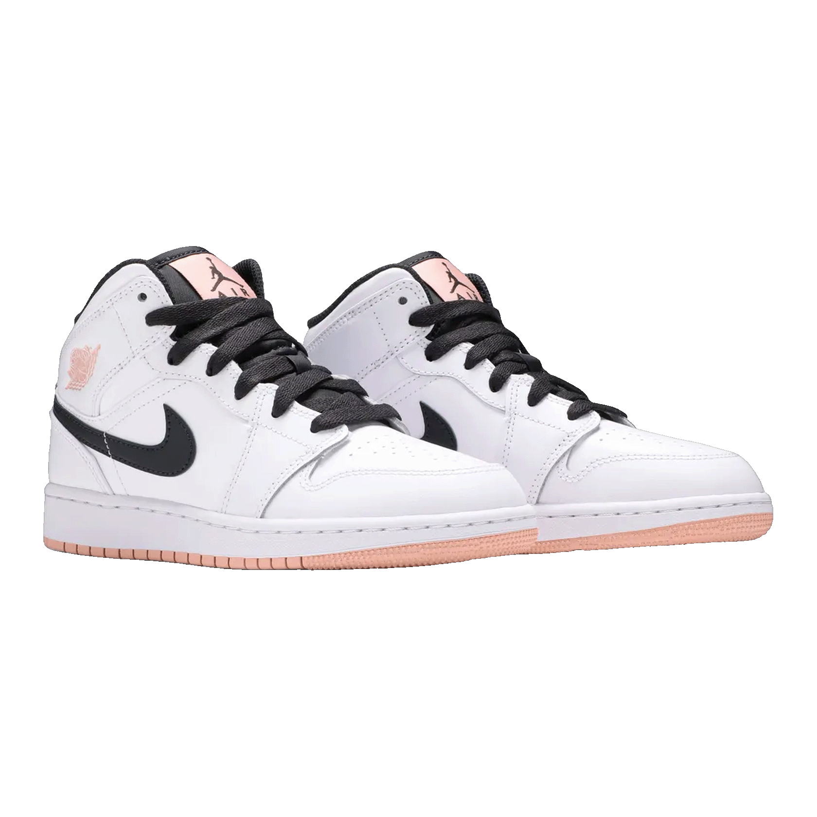 Nike Air Jordan 1 Mid Arctic Orange (GS) Side