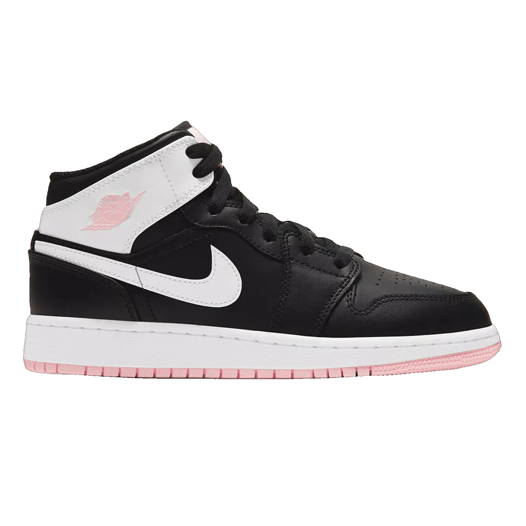 Nike Air Jordan 1 Mid Arctic Pink Black (GS)