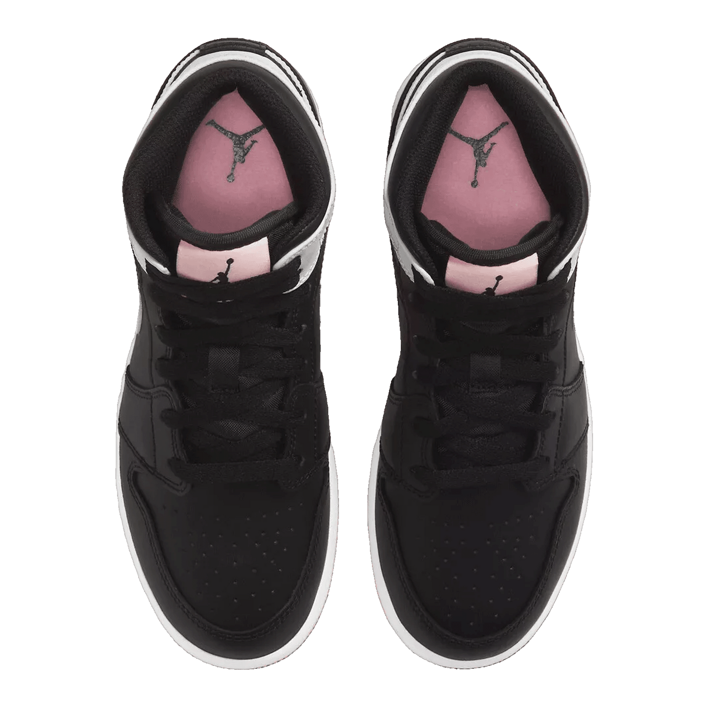 Nike Air Jordan 1 Mid Arctic Pink Black (GS) Oben
