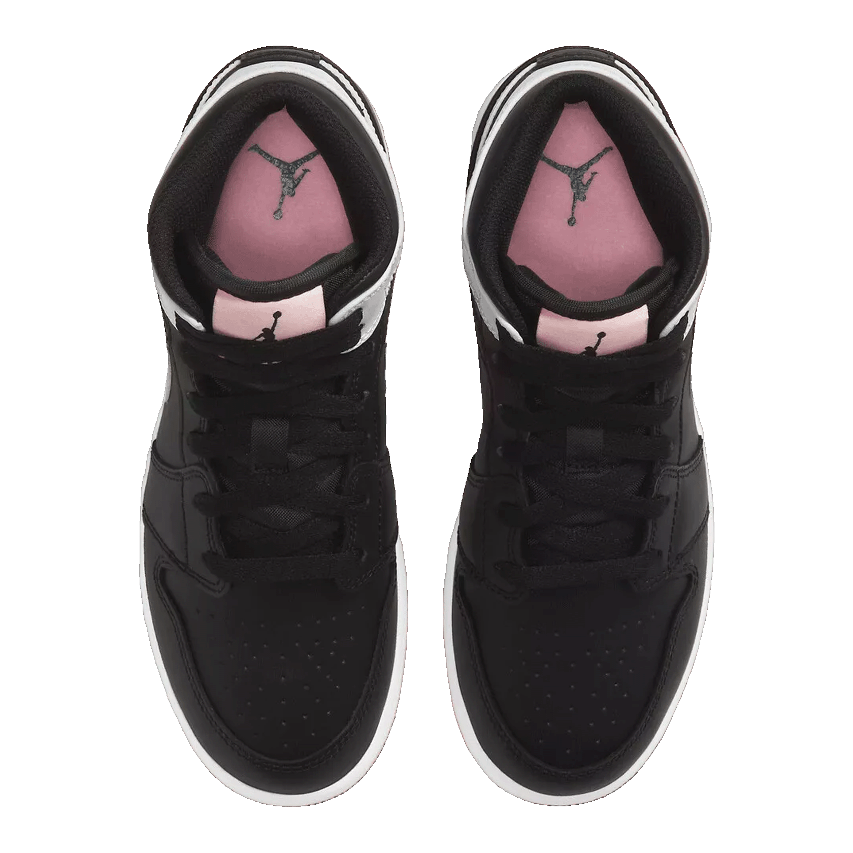 Nike Air Jordan 1 Mid Arctic Pink Black (GS) Oben