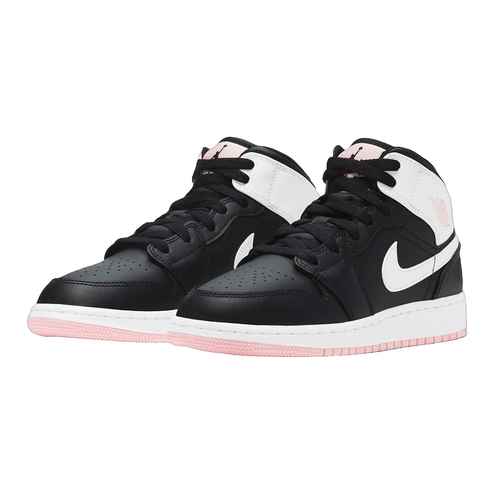 Nike Air Jordan 1 Mid Arctic Pink Black (GS) Side