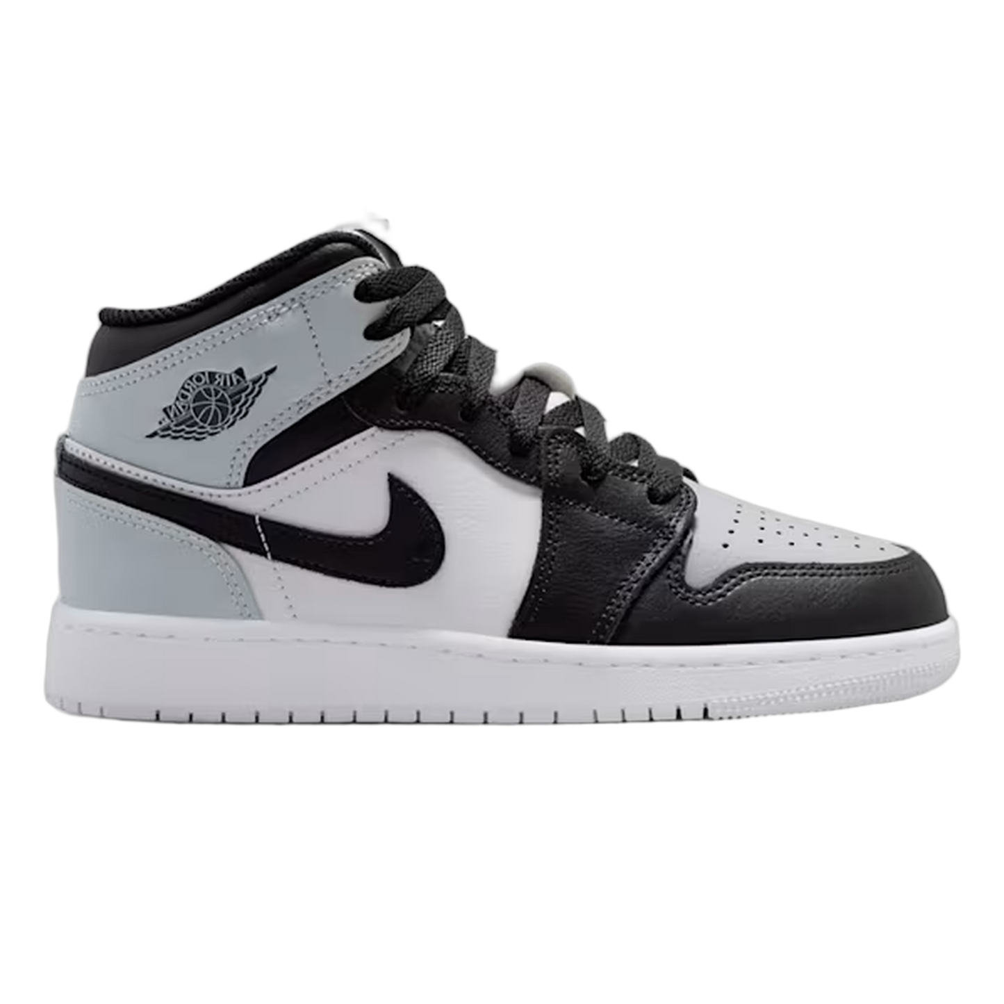 Nike Air Jordan 1 Mid Black Aura Squadron Blue (GS) DQ8423-002
