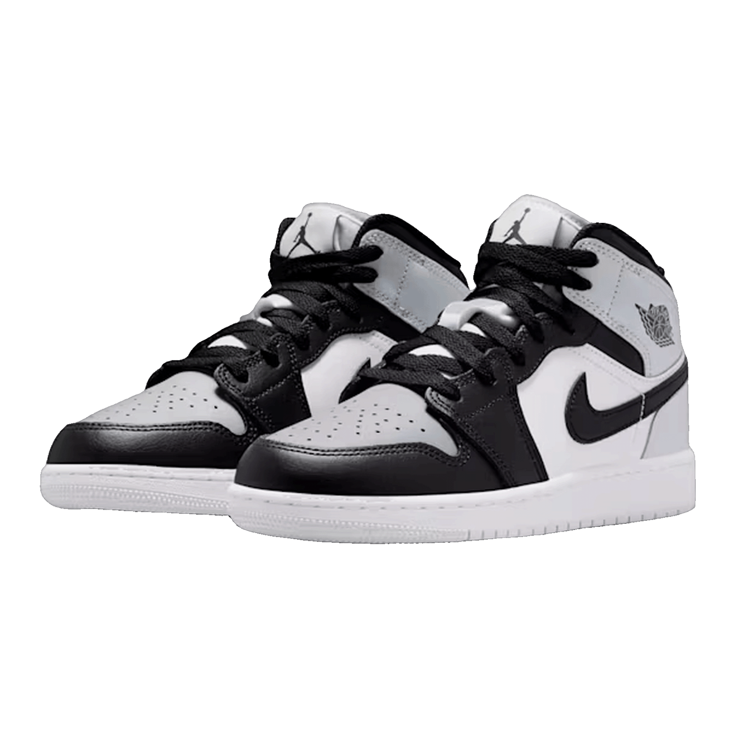 Nike Air Jordan 1 Mid Black Aura Squadron Blue (GS) Side DQ8423-002