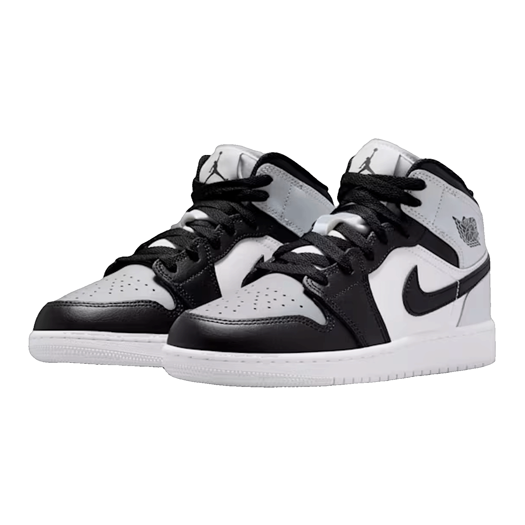 Nike Air Jordan 1 Mid Black Aura Squadron Blue (GS) Side DQ8423-002