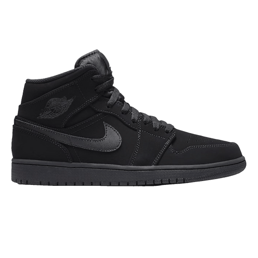 Nike Air Jordan 1 Mid Black Black White