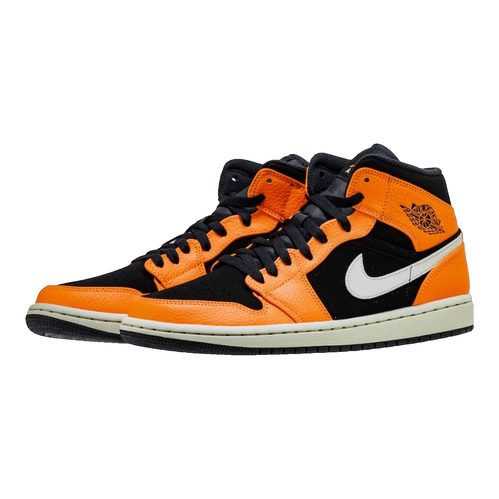 Nike Air Jordan 1 Mid Black Cone Side