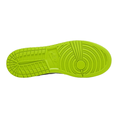 Nike Air Jordan 1 Mid Black Cyber Mystic Green (GS) Sohle