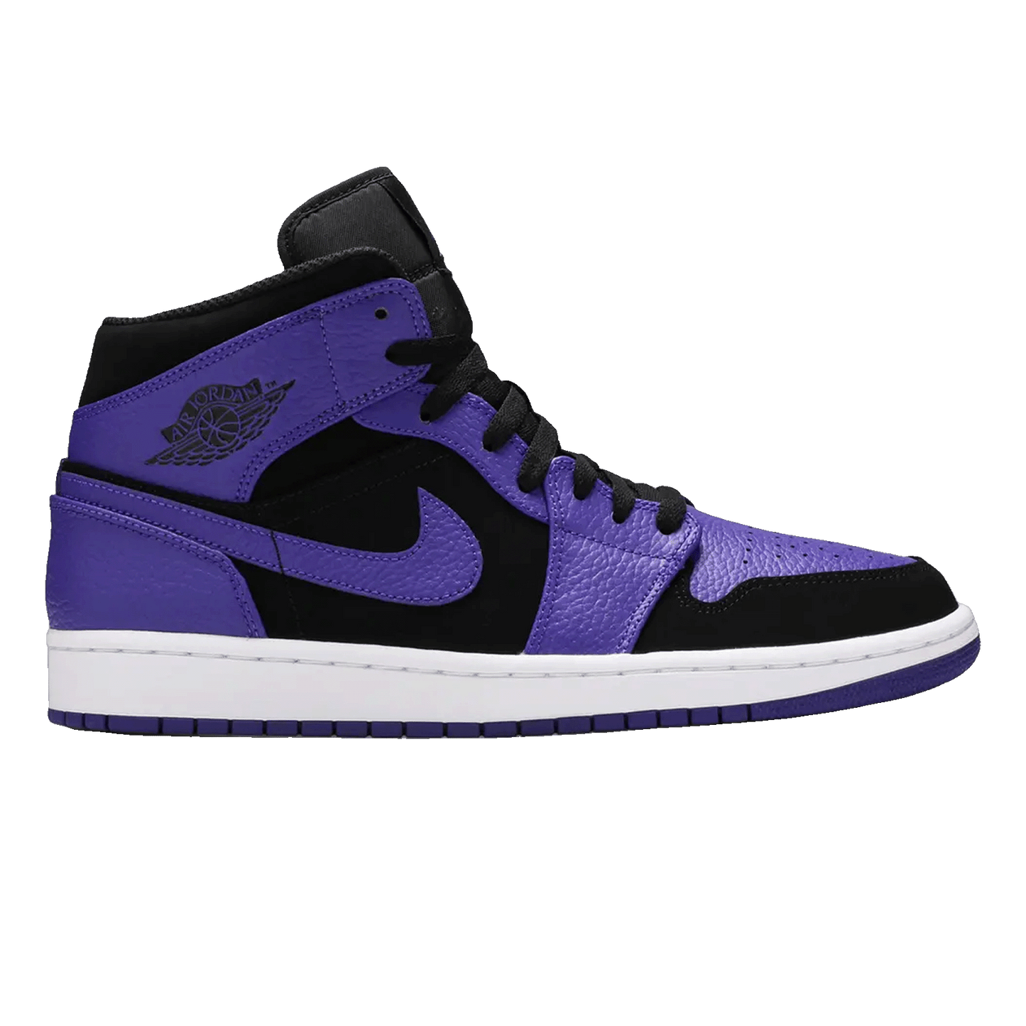 Nike Air Jordan 1 Mid Black Dark Concord