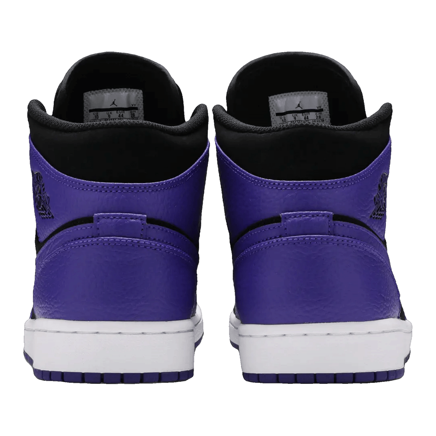 Nike Air Jordan 1 Mid Black Dark Concord Back
