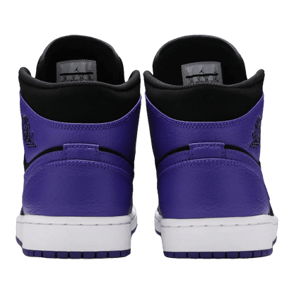 Nike Air Jordan 1 Mid Black Dark Concord Back