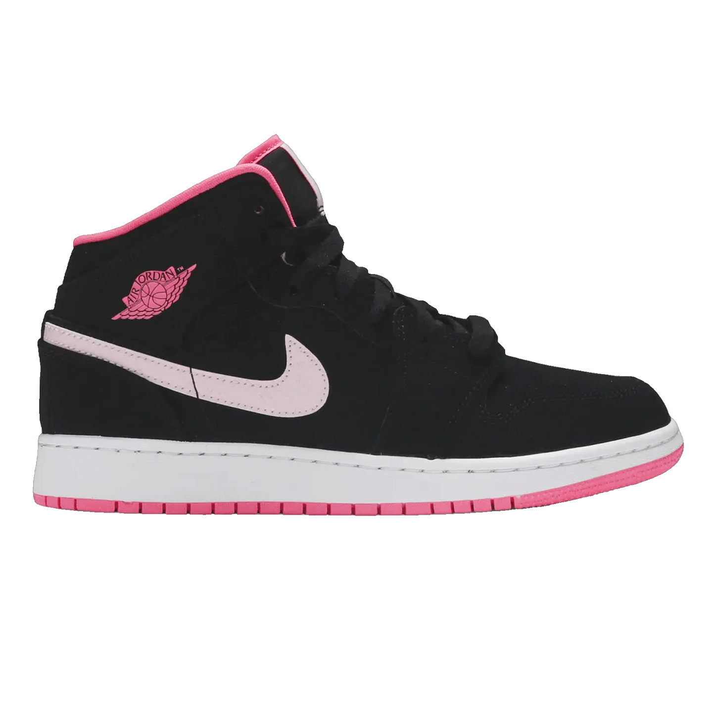 Nike Air Jordan 1 Mid Black Digital Pink (GS)