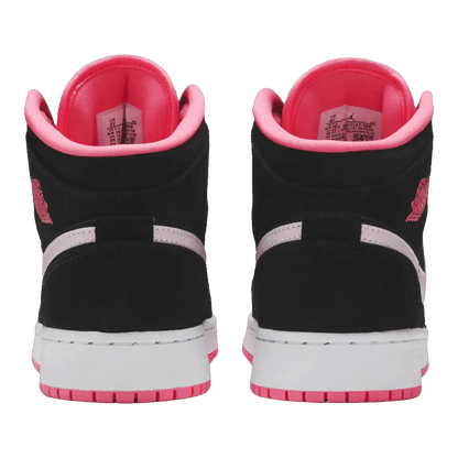Nike Air Jordan 1 Mid Black Digital Pink (GS) Back