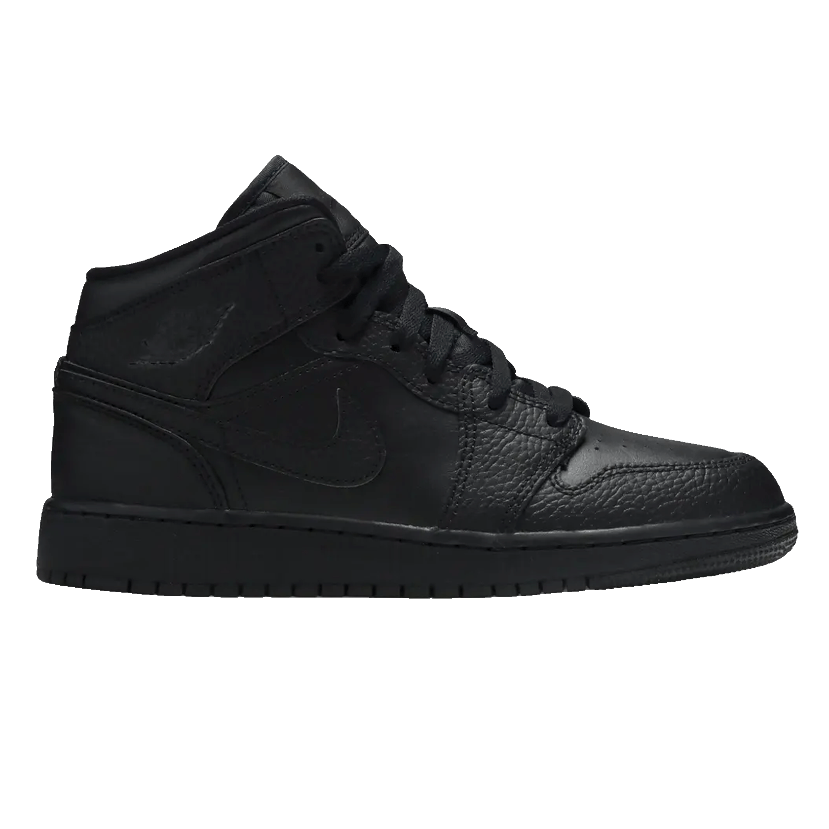 Nike Air Jordan 1 Mid Black (GS)