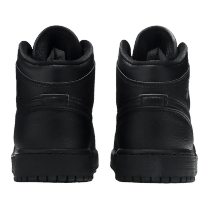Nike Air Jordan 1 Mid Black (GS) Back