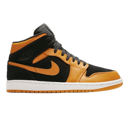 Nike Air Jordan 1 Mid Black Orange Peel