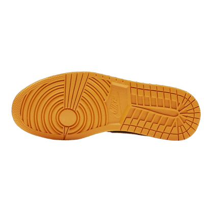 Nike Air Jordan 1 Mid Black Orange Peel Sohle